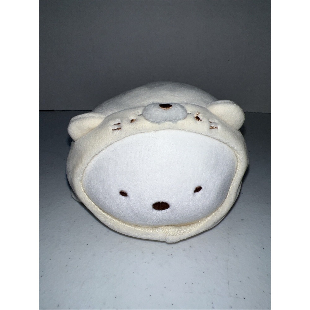 San-X SUMIKKO GURASHI Plush JAPAN Stuffed Animal White Polar Bear Seal Costume